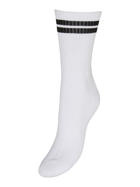 vmmel stripe sporty socks.