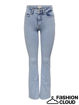 onlblush mid sk flared jeans.
