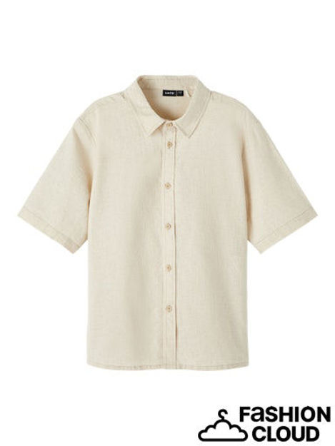 Nlnhill ss linen shirt