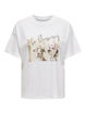 ONLQUEEN LIFE S/S DOGS TOP BOX JRS