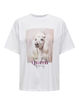 ONLQUEEN LIFE S/S DOGS TOP BOX JRS