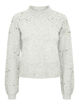 PCREA LS HIGH NECK PEARL KNIT