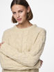 PCNINA LS O-NECK KNIT NOOS BC