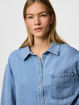 pcmaisia ls denim shirt Noos.